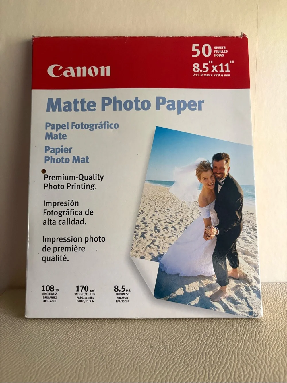Hp Premium 90 Pages Of Photo Paper-glossy 4x6 & 40 Pages Of Canon Matte Photo